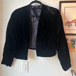 Black Velvet Women's Jacket